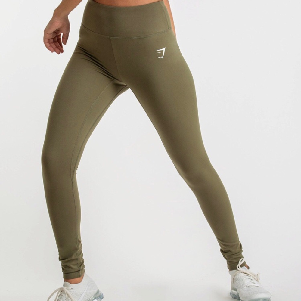 Green Gym shark leggings